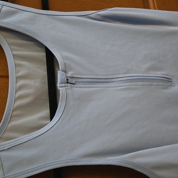 J Crew Active CloudStretch half-zip dress Blue Mist Size Medium - Picture 5 of 6